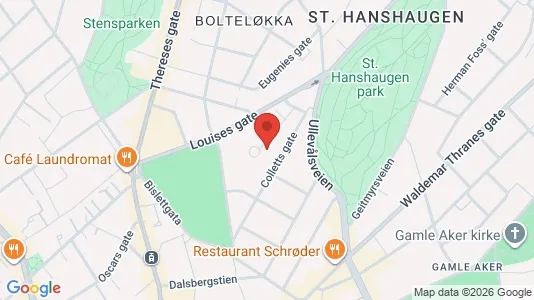 Apartments for rent i Oslo St. Hanshaugen - kort over placeringen