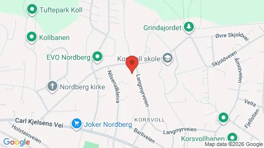 Rooms for rent i Oslo Nordre Aker - kort over placeringen