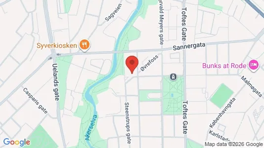 Apartments for rent i Oslo Sagene - kort over placeringen