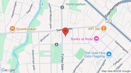 Apartments for rent i Oslo Sagene - kort over placeringen