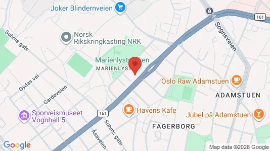 Apartments for rent i Oslo St. Hanshaugen - kort over placeringen