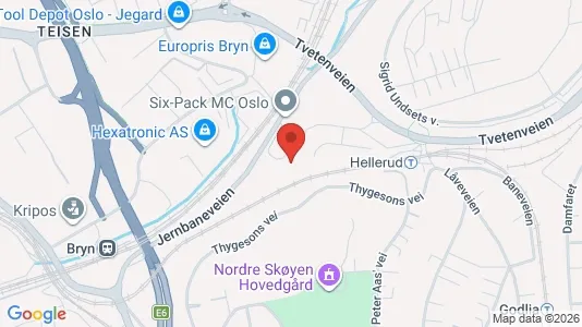 Apartments for rent i Oslo Østensjø - kort over placeringen