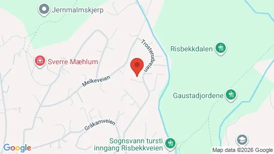 Rooms for rent i Oslo Vestre Aker - kort over placeringen