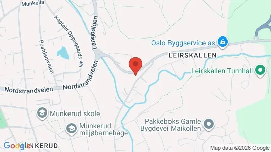 Rooms for rent i Oslo Nordstrand - kort over placeringen
