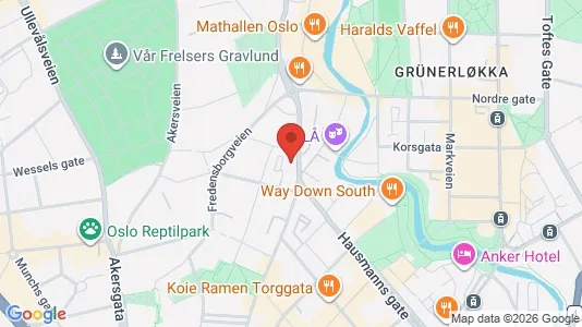 Rooms for rent i Oslo St. Hanshaugen - kort over placeringen
