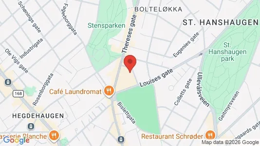 Apartments for rent i Oslo St. Hanshaugen - kort over placeringen