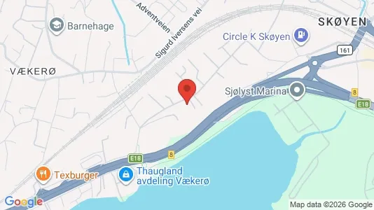 Rooms for rent i Oslo Ullern - kort over placeringen