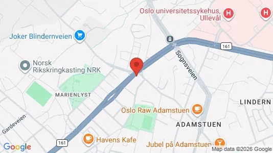 Rooms for rent i Oslo St. Hanshaugen - kort over placeringen