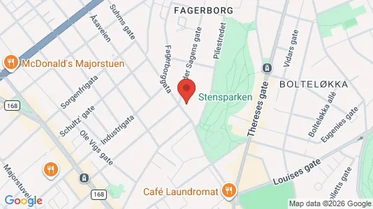 Rooms for rent i Oslo St. Hanshaugen - kort over placeringen