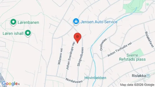 Rooms for rent i Oslo Bjerke - kort over placeringen