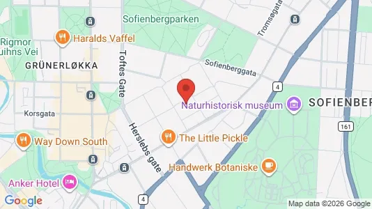 Apartments for rent i Oslo Grünerløkka - kort over placeringen