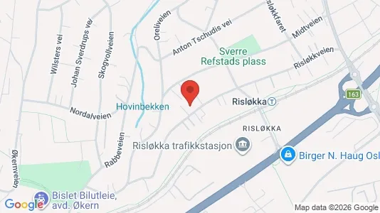 Rooms for rent i Oslo Bjerke - kort over placeringen