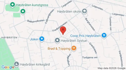 Rooms for rent i Oslo Stovner - kort over placeringen