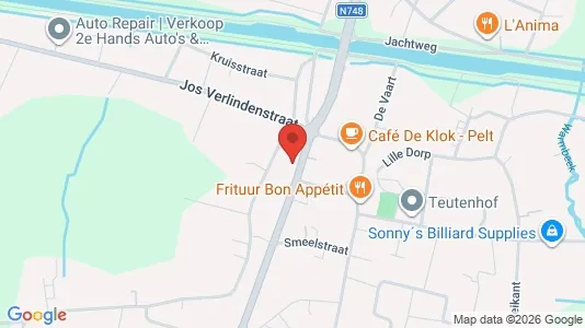 Apartments for rent i Pelt - kort over placeringen