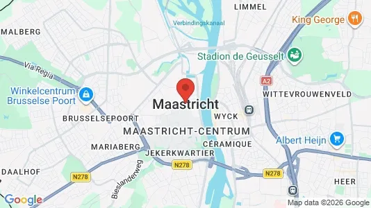 Houses for rent i Maastricht - kort over placeringen