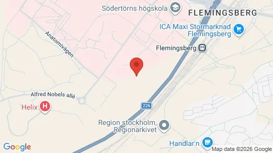 Apartments for rent i Huddinge - kort over placeringen