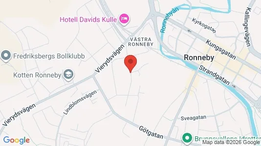 Apartments for rent i Ronneby - kort over placeringen