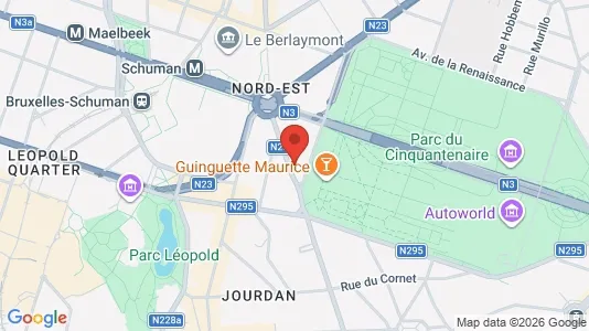 Apartments for rent i Brussels Etterbeek - kort over placeringen