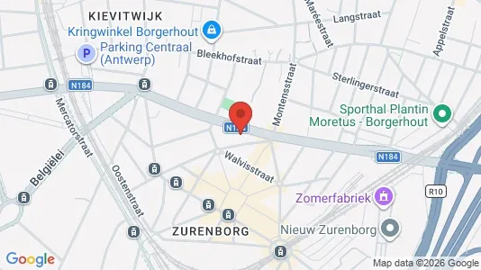 Apartments for rent i Stad Antwerp - kort over placeringen