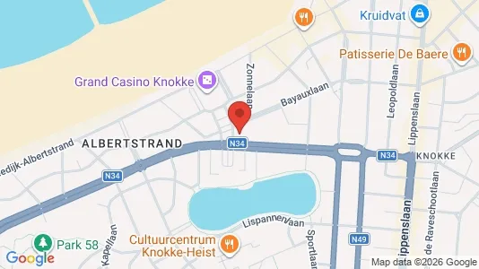 Apartments for rent i Knokke-Heist - kort over placeringen