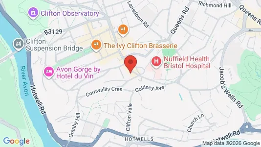 Apartments for rent i Bristol - Avon - kort over placeringen