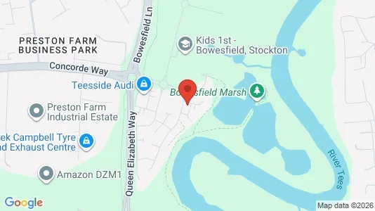 Apartments for rent i Stockton-on-Tees - Cleveland - kort over placeringen
