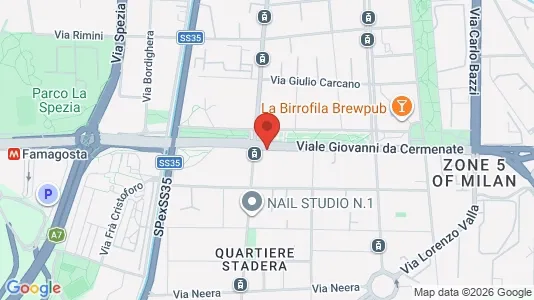 Rooms for rent i Milano Zona 5 - Vigentino, Chiaravalle, Gratosoglio - kort over placeringen