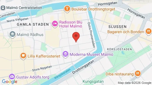 Apartments for rent i Malmö City - kort over placeringen