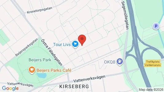 Apartments for rent i Malmö City - kort over placeringen