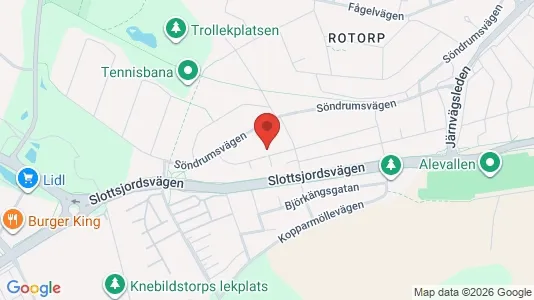 Apartments for rent i Halmstad - kort over placeringen