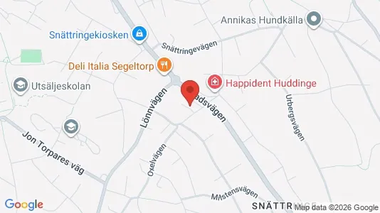 Apartments for rent i Huddinge - kort over placeringen