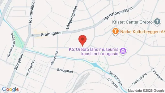 Apartments for rent i Örebro - kort over placeringen