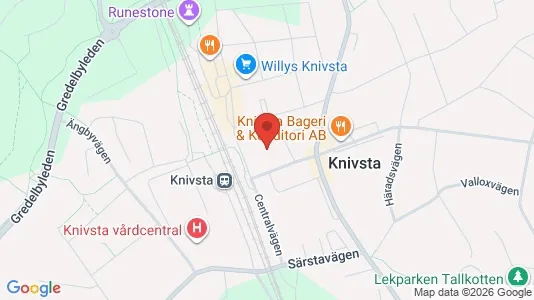 Apartments for rent i Knivsta - kort over placeringen