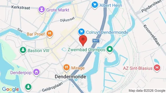 Apartments for rent i Dendermonde - kort over placeringen