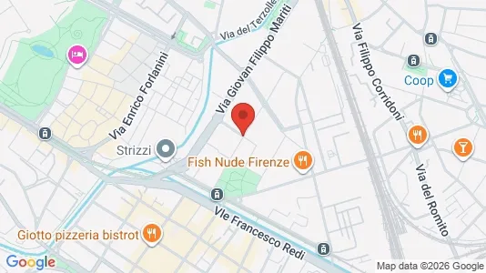 Apartments for rent i Florence - kort over placeringen