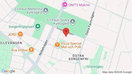Apartments for rent i Malmö City - kort over placeringen