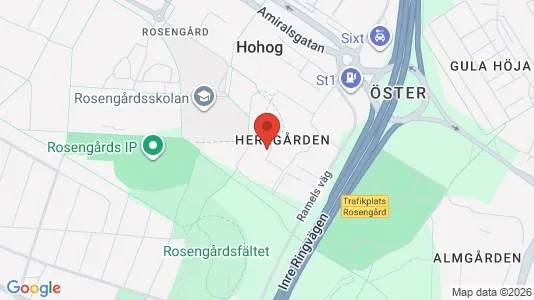 Apartments for rent i Rosengård - kort over placeringen