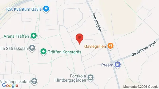Apartments for rent i Gävle - kort over placeringen
