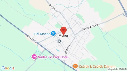 Houses for rent i Monori - kort over placeringen