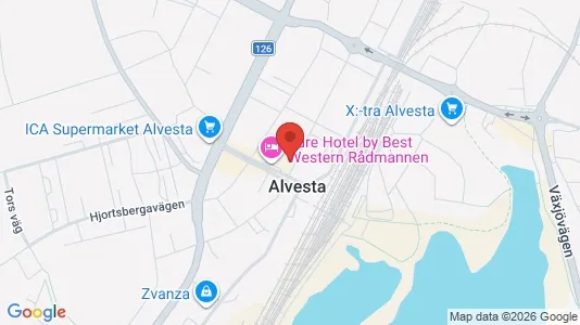 Apartments for rent i Alvesta - kort over placeringen