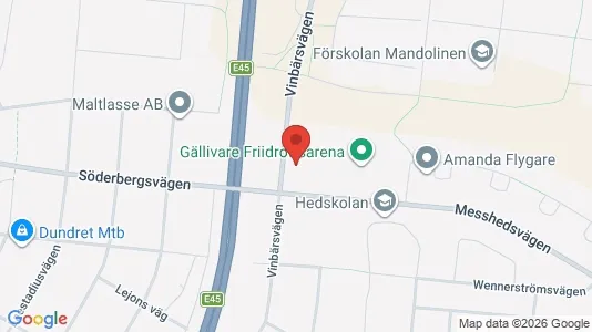 Apartments for rent i Gällivare - kort over placeringen