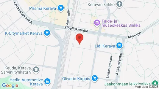Apartments for rent i Kerava - kort over placeringen