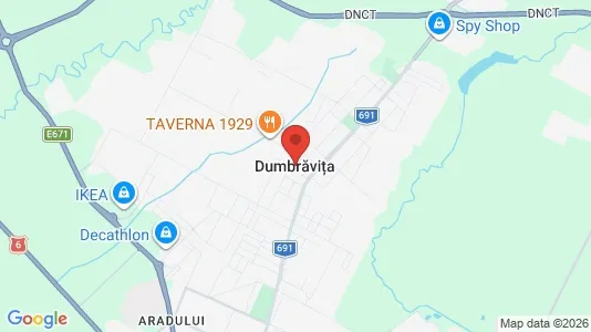 Houses for rent i Dumbrăviţa - kort over placeringen