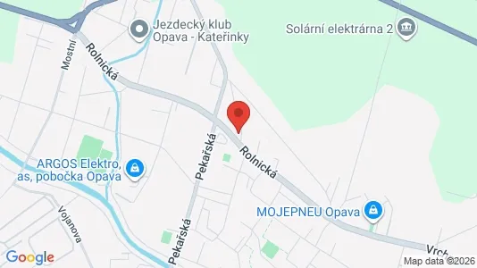 Apartments for rent i Opava - kort over placeringen