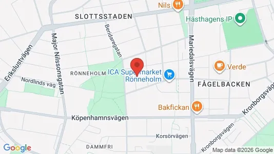 Apartments for rent i Malmö City - kort over placeringen