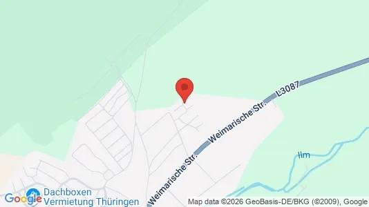Apartments for rent i Ilm-Kreis - kort over placeringen