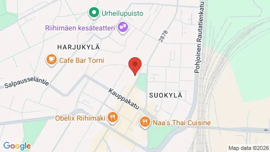 Apartments for rent i Riihimäki - kort over placeringen