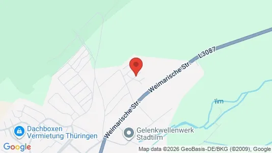 Apartments for rent i Ilm-Kreis - kort over placeringen