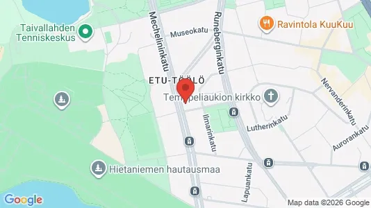 Apartments for rent i Helsinki Eteläinen - kort over placeringen