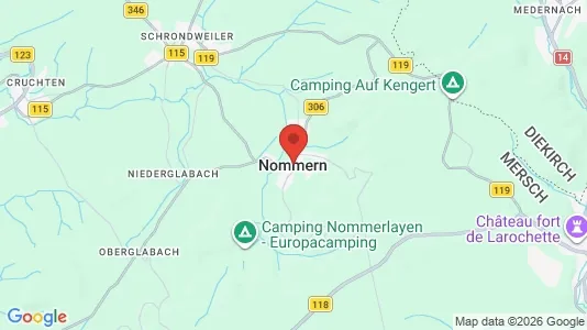 Rooms for rent i Nommern - kort over placeringen